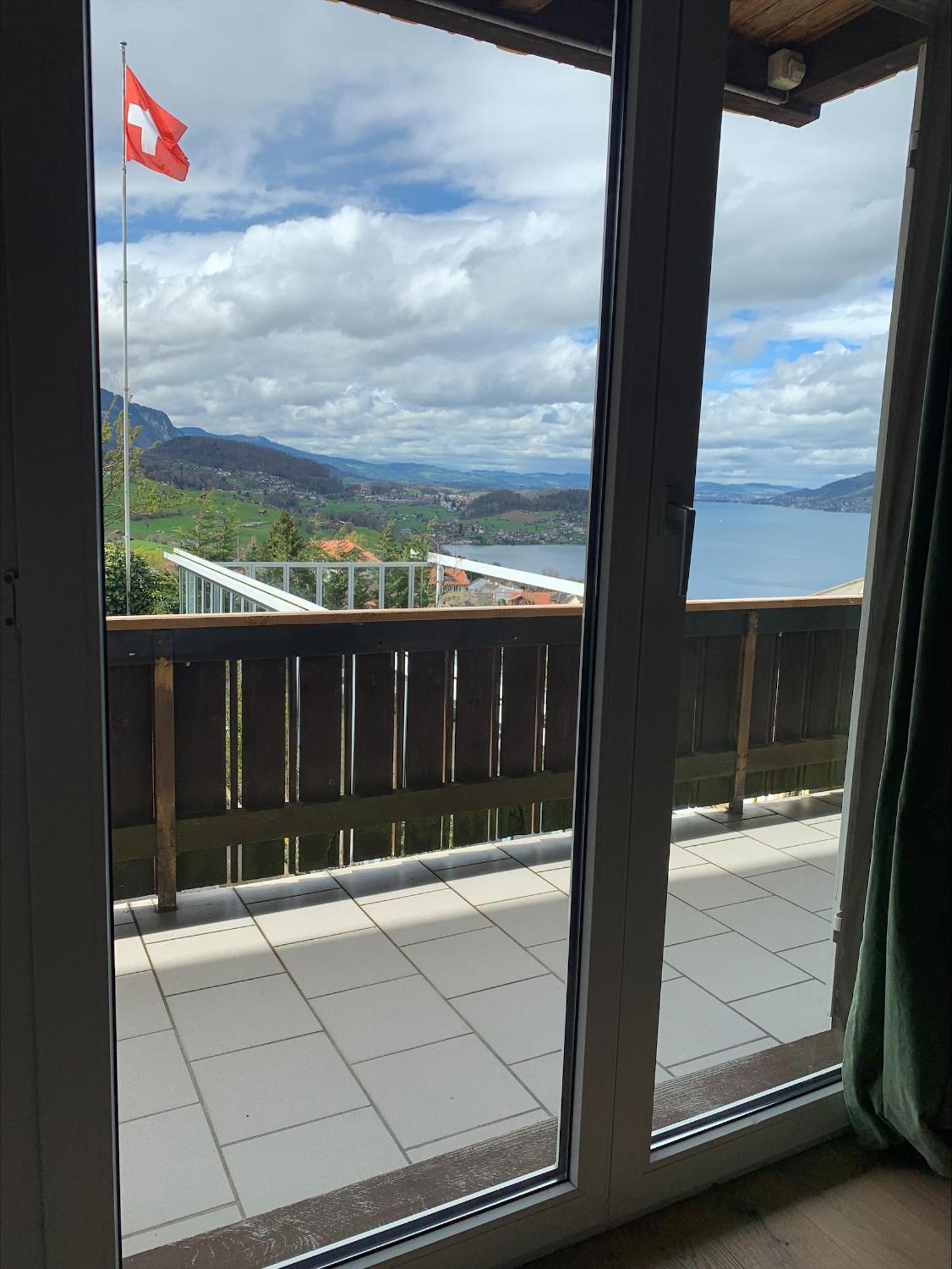 Eva'S Seeblick Krattigen Rum bild